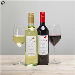 Red &amp; White Wine Duo in Presentation Box