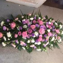 Pink Rose Casket Spray