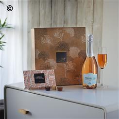 Rose Prosecco and Chocolate Gift Set