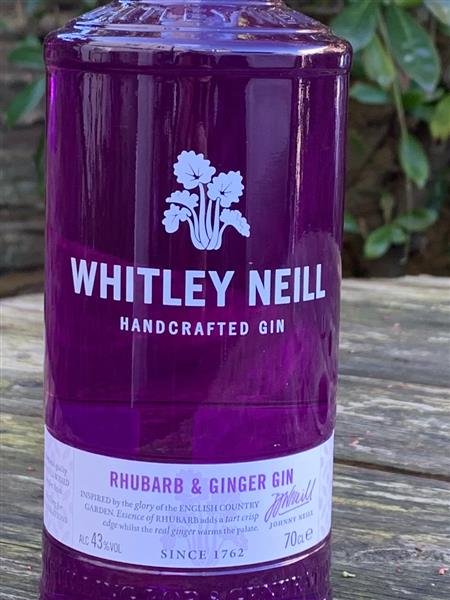 Whitley Neill Handcrafted Gin - Rhubarb & Ginger